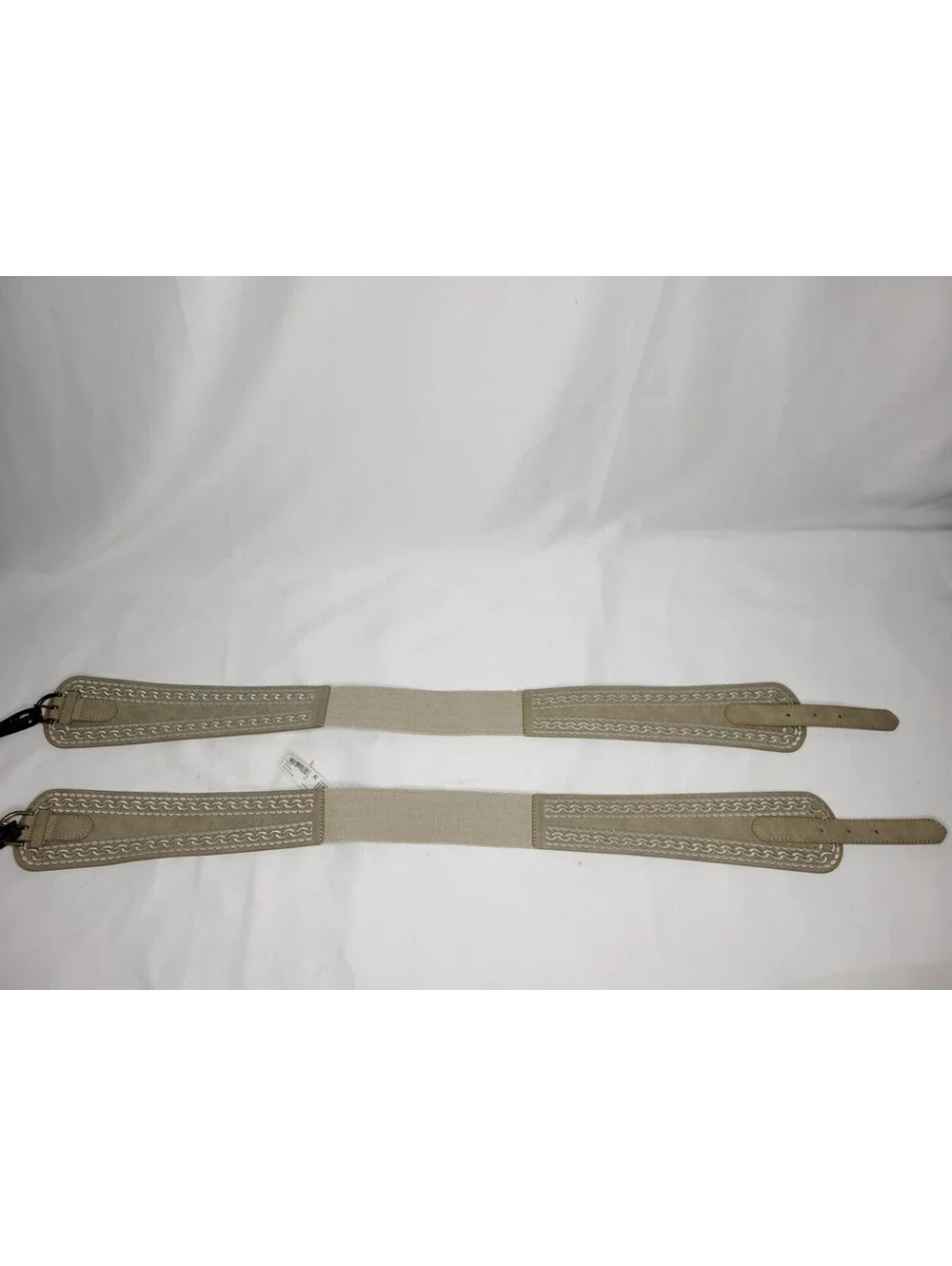 2x INC International Concepts Womens Waist Belt Wide Stretch M/L   *READ*